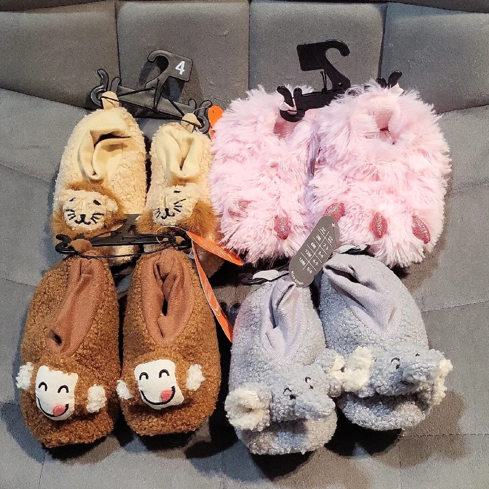 Cute Animal Slippers Set